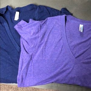 American Apparel Deep V T-shirt